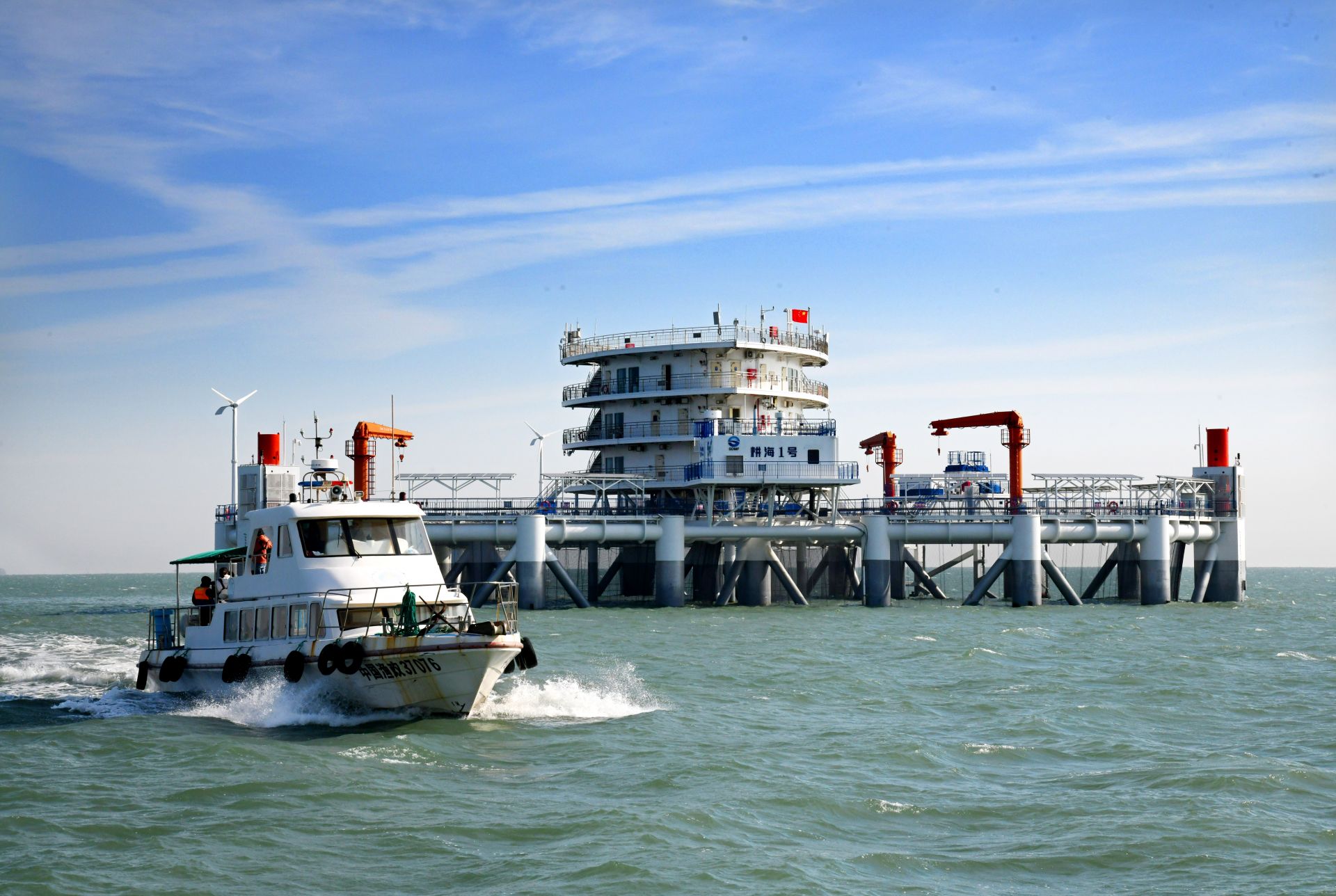 走进海洋牧场"耕海1号"-青岛海洋发展网